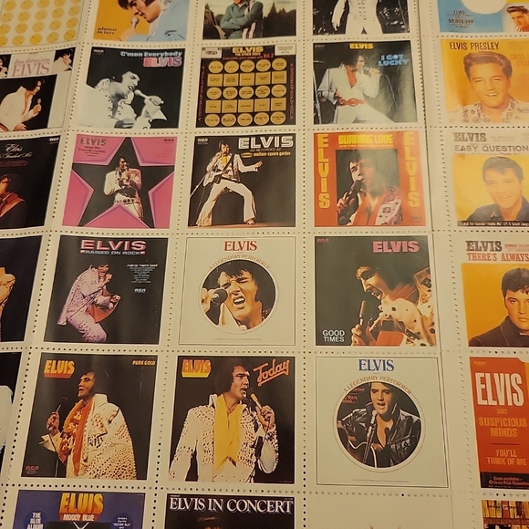 Elvis Presley Album Cover Stamps 72 from the 60's and 70's.. - Picture 2 of 8